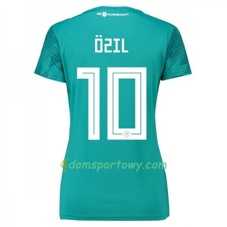 Koszulka Niemcy Özil 10 Damska Wyjazdowe Koszulki Piłkarskie Mistrzostwa Świata 2018